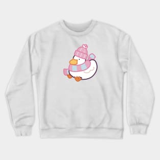 Cozy Winter Duck Crewneck Sweatshirt
